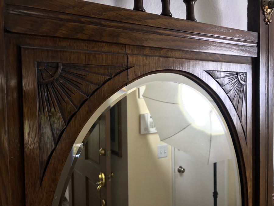 Stunning Antique Hall Tree [Photo 10]