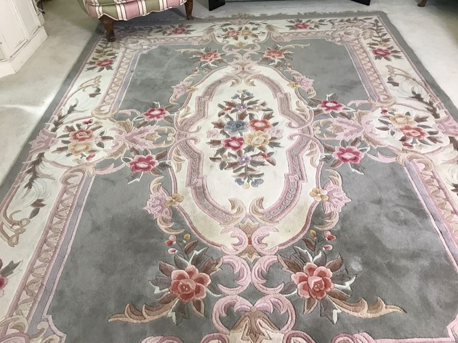 Handmade Chinese Rug 8' X 11' Antique Aubusson Pattern [Photo 6]