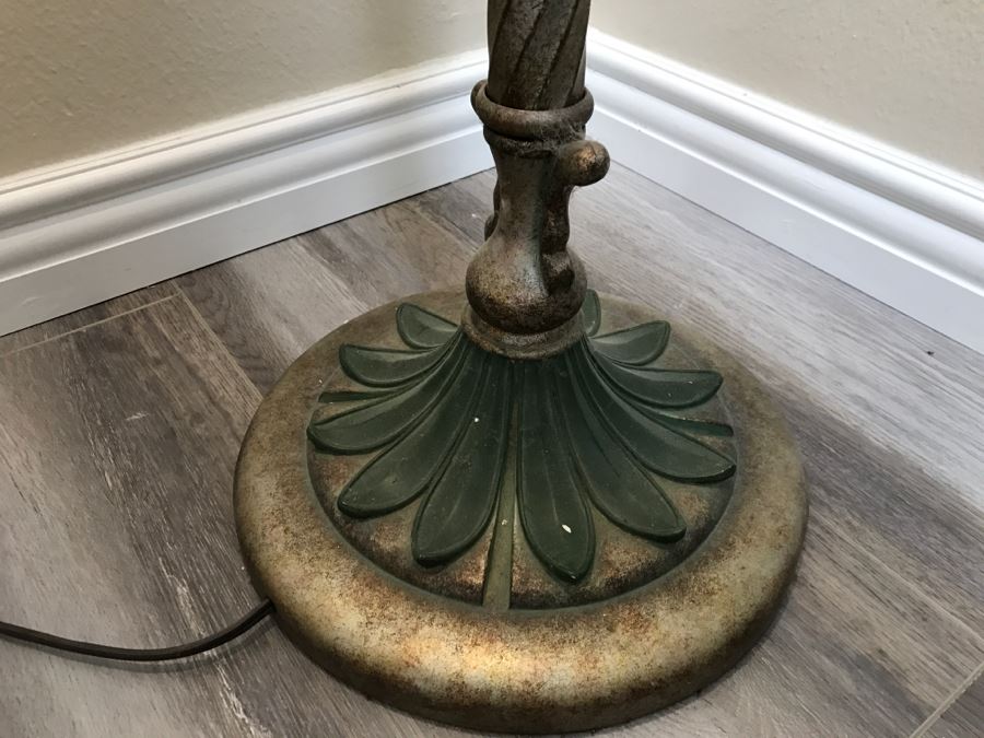 Pair Of Stained Glass Floor Lamps [Photo 11]