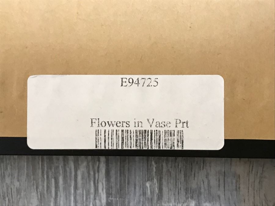 Framed Debbie Grogan Print Titled Flowers In Vase [Photo 6]