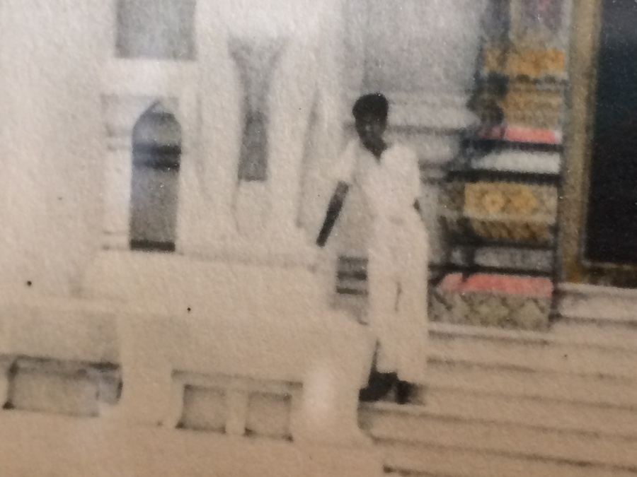1933 Hand-Painted B&W Photograph Bangkok's Famous Marble Temple [Photo 5]