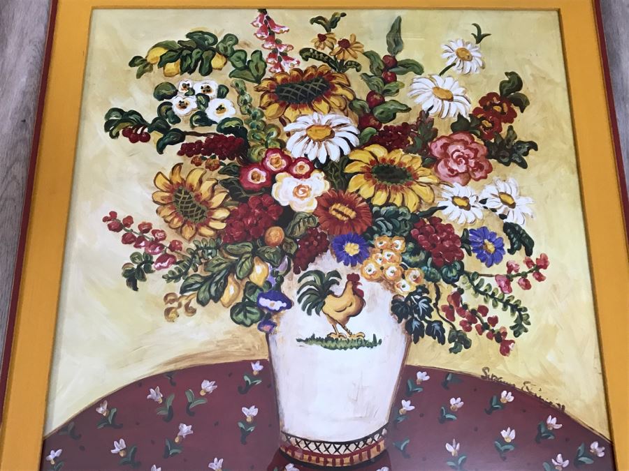 Clapper Hollow Designs Flowers In Vase Print [Photo 3]