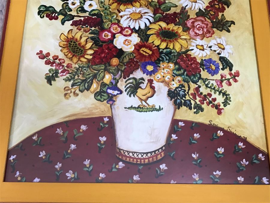 Clapper Hollow Designs Flowers In Vase Print [Photo 4]