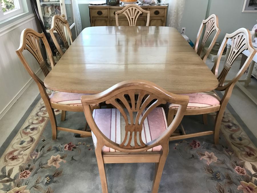 drexel duncan phyfe dining set