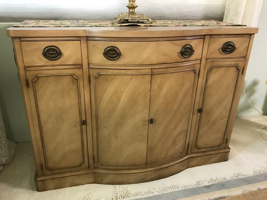 Drexel Sideboard Buffet Cabinet Matches Dining Table [Photo 1]