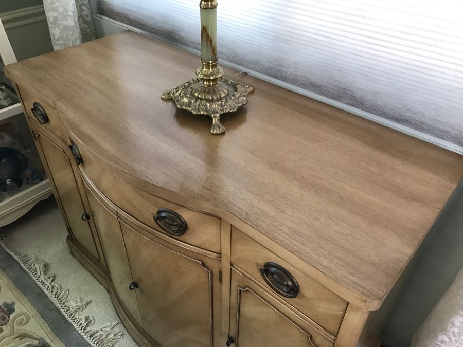 Drexel Sideboard Buffet Cabinet Matches Dining Table [Photo 6]