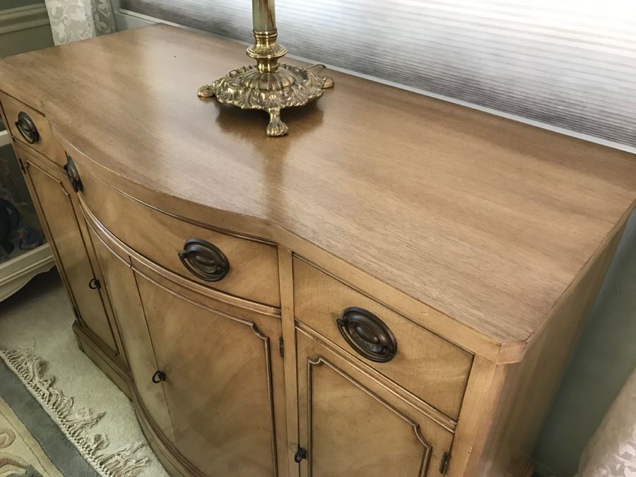 Drexel Sideboard Buffet Cabinet Matches Dining Table [Photo 7]