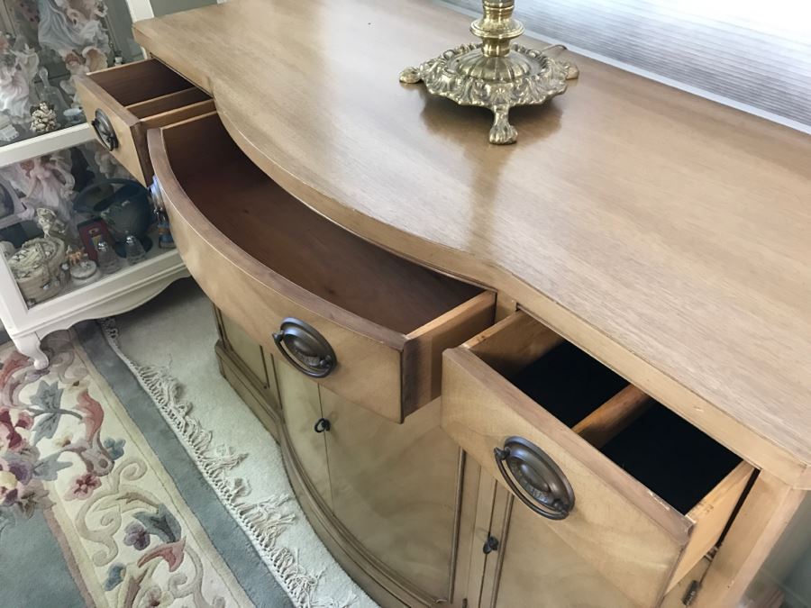 Drexel Sideboard Buffet Cabinet Matches Dining Table [Photo 8]