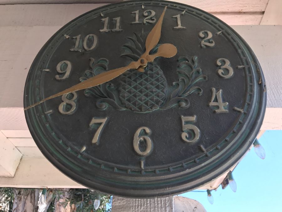 Metal Outdoor Clock By Whitehall Products [Photo 3]