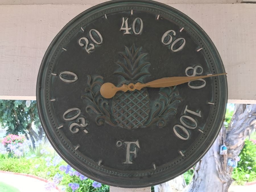 Metal Outdoor Thermometer By Whitehall Products [Photo 1]
