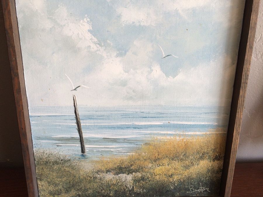 Original Ocean Beach Oil Painting - California Landscape [Photo 6]