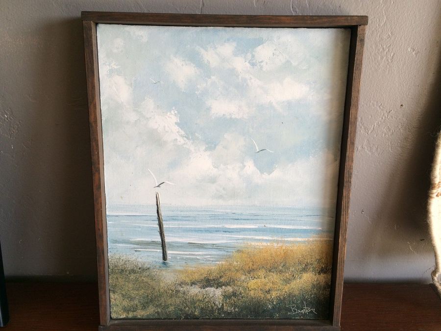 Original Ocean Beach Oil Painting - California Landscape [Photo 1]