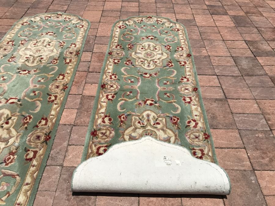 Set Of (3) Chinese Runner Rugs 96' X 30.5' [Photo 7]