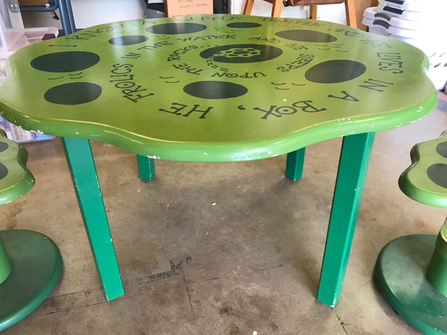 Kids Turtle Table With (2) Chairs [Photo 7]