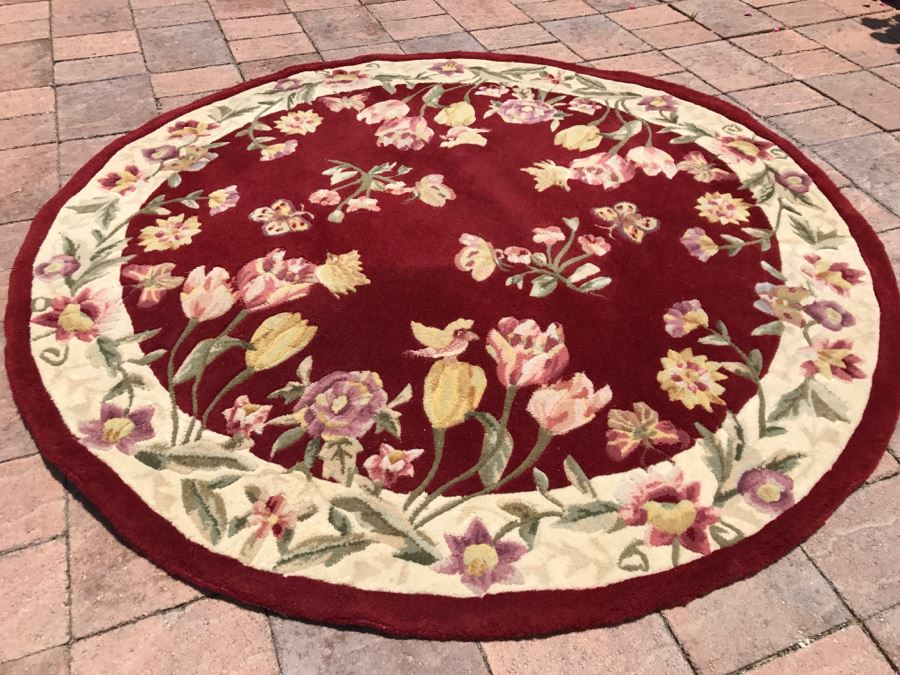 59' Round Chinese Area Rug [Photo 2]