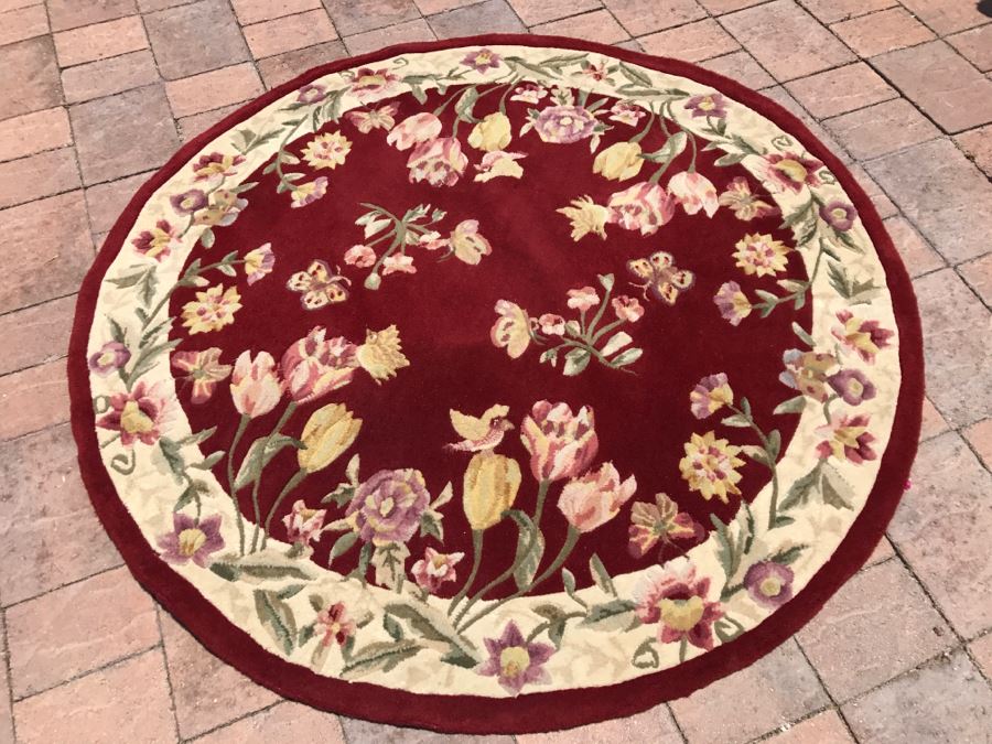 59' Round Chinese Area Rug [Photo 3]