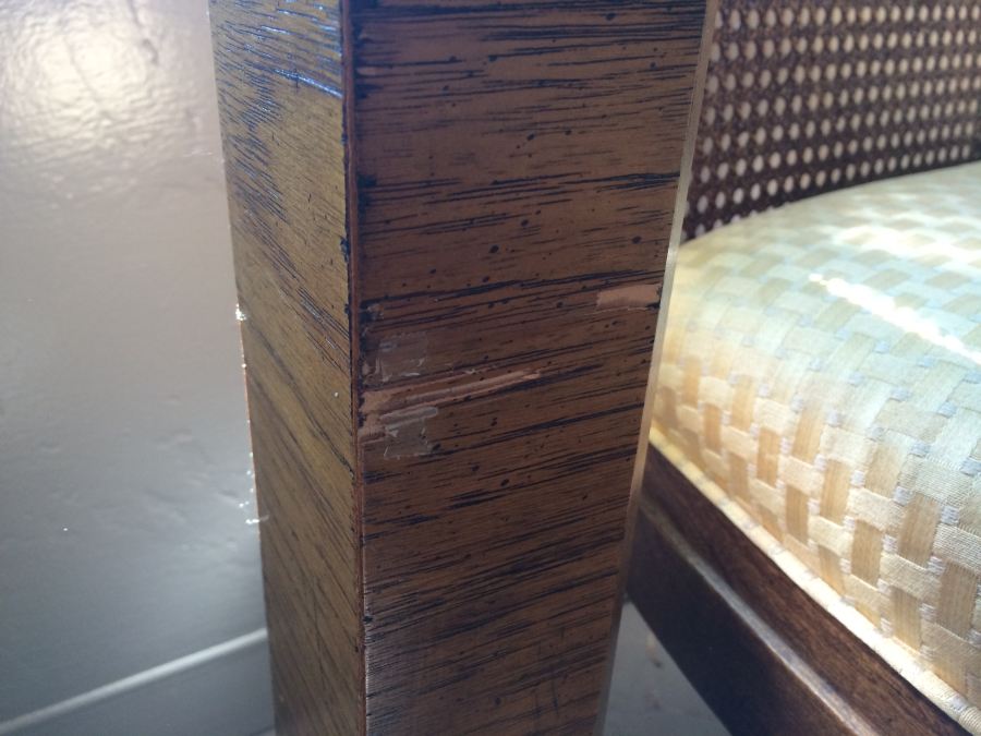 Lane Dining Table with 6 Cane Chairs [Photo 9]