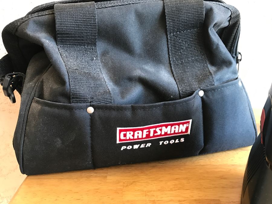 Pair Of Craftsman Cordless Drill-Drivers With Bag And Charger [Photo 6]