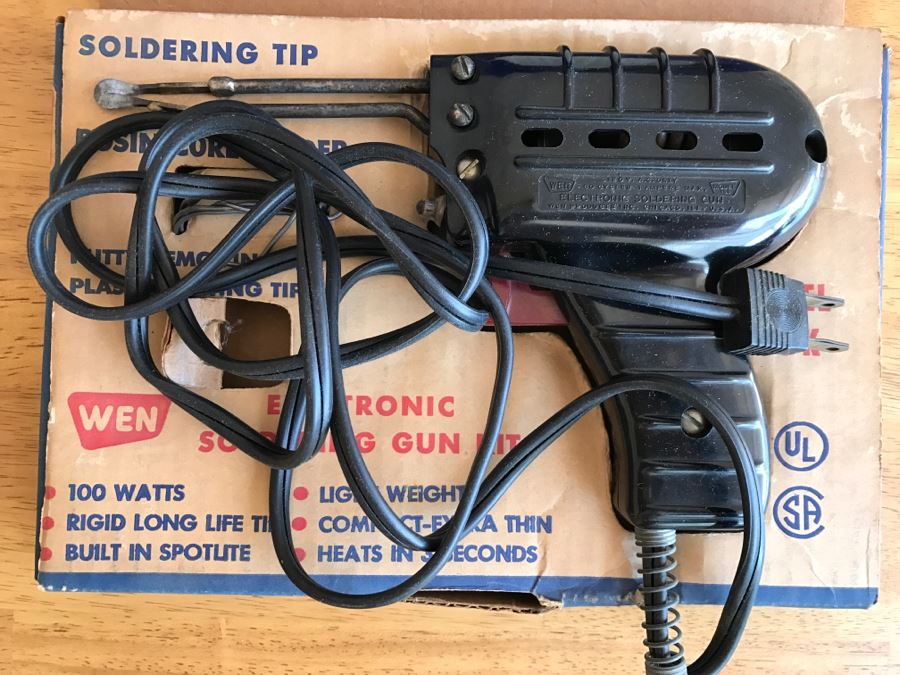 Vintage WEN Electronic Soldering Gun Kit With Original Packaging [Photo 3]