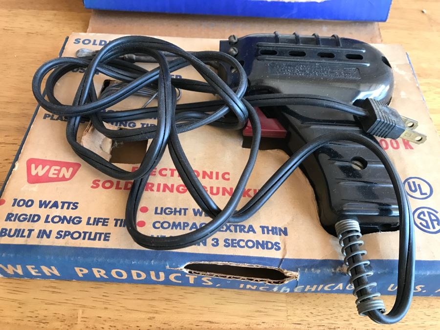 Vintage WEN Electronic Soldering Gun Kit With Original Packaging [Photo 4]