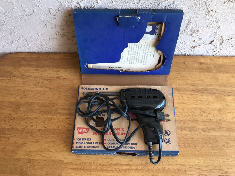Vintage WEN Electronic Soldering Gun Kit With Original Packaging