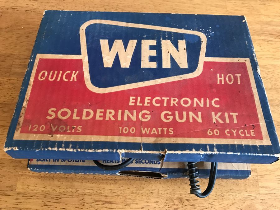 Vintage WEN Electronic Soldering Gun Kit With Original Packaging [Photo 2]