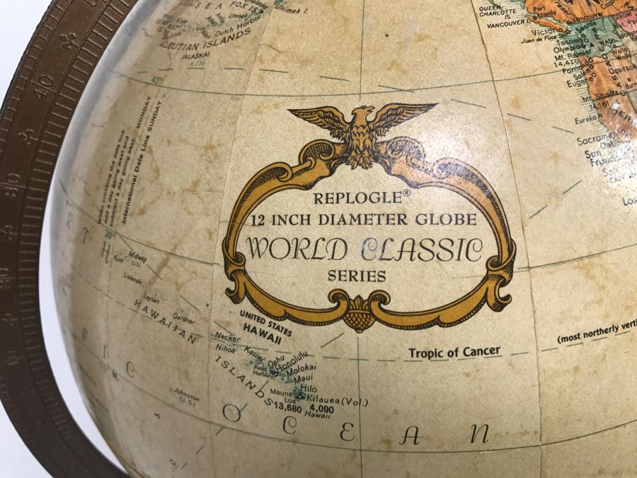 Vintage 12' Replogle Globe World Classic Series [Photo 4]