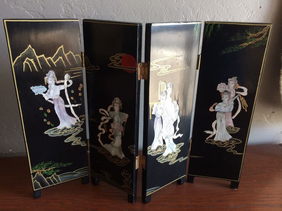 Small Decorative Asian Screen [Photo 4]