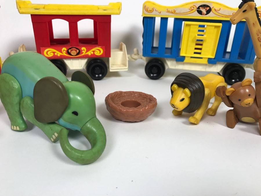 Vintage Fisher-Price Circus Train Toy