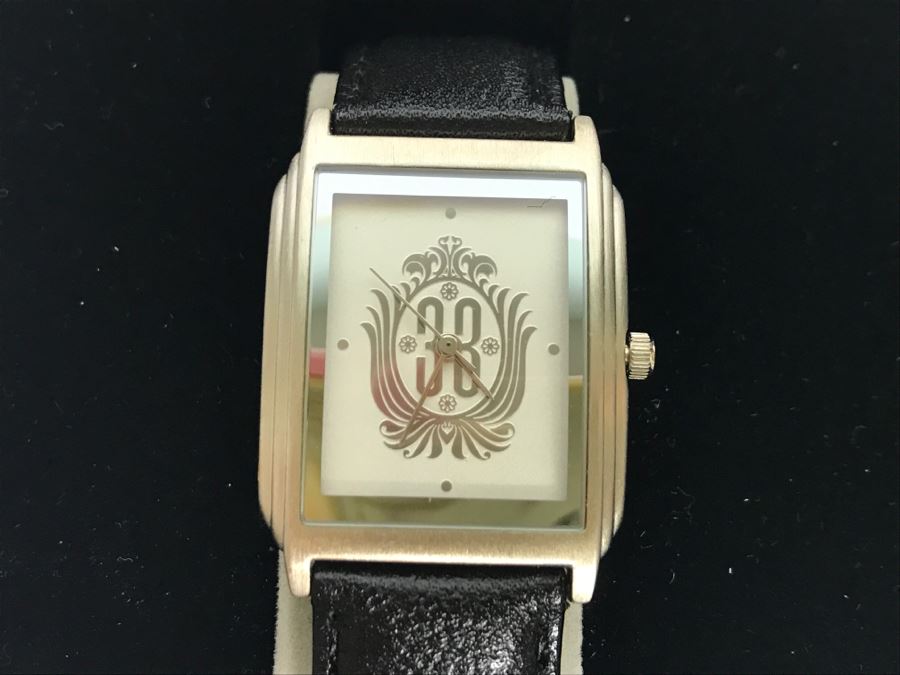 New Club 33 Disney Watch With Box And Pair Of Club 33 Disney Mickey Mouse Caps [Photo 3]