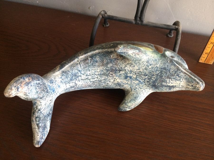 Decorative Metal/Copper Dolphin with Stand [Photo 5]