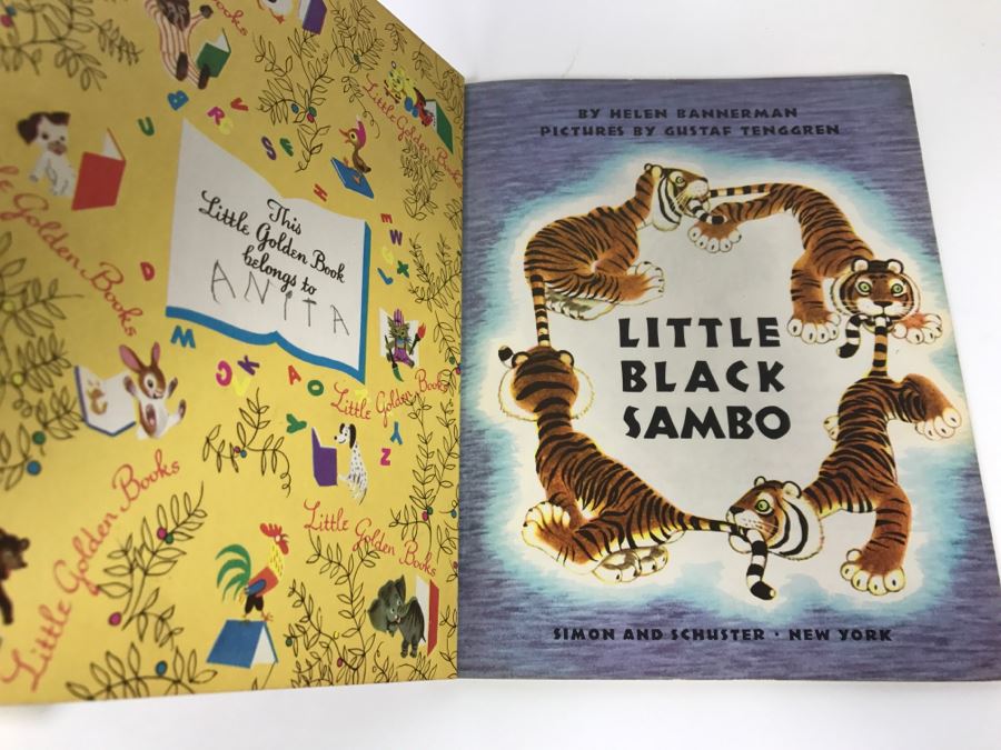 (8) Vintage 1940's And 50's Little Golden Books Including Peter Pan, Little Black Sambo, The Road To Oz, Mad Hatter's Tea Party, Mary Poppins Story The Magic Compass  - See Photos [Photo 28]