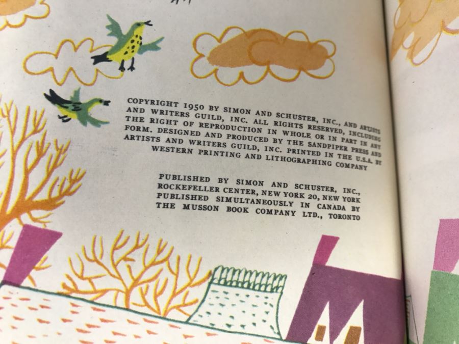 (8) Vintage 1940's And 50's Little Golden Books Including Peter Pan, Little Black Sambo, The Road To Oz, Mad Hatter's Tea Party, Mary Poppins Story The Magic Compass  - See Photos [Photo 31]