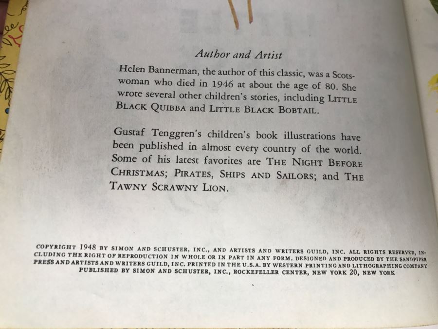 (8) Vintage 1940's And 50's Little Golden Books Including Peter Pan, Little Black Sambo, The Road To Oz, Mad Hatter's Tea Party, Mary Poppins Story The Magic Compass  - See Photos [Photo 29]