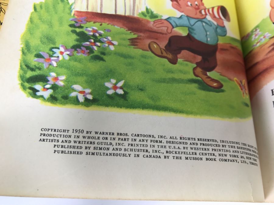 (8) Vintage 1940's And 50's Little Golden Books Including Peter Pan, Little Black Sambo, The Road To Oz, Mad Hatter's Tea Party, Mary Poppins Story The Magic Compass  - See Photos [Photo 20]