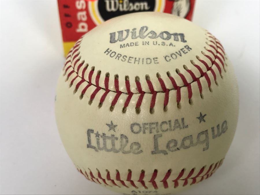 Vintage Wilson Official Little League Baseball With Box [Photo 5]