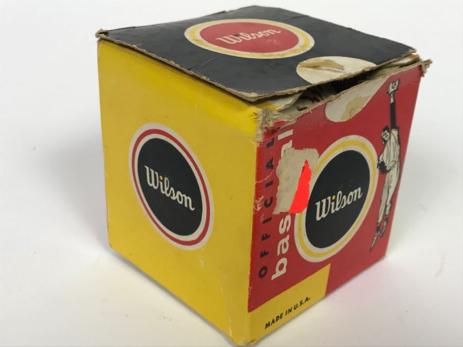 Vintage Wilson Official Little League Baseball With Box [Photo 2]
