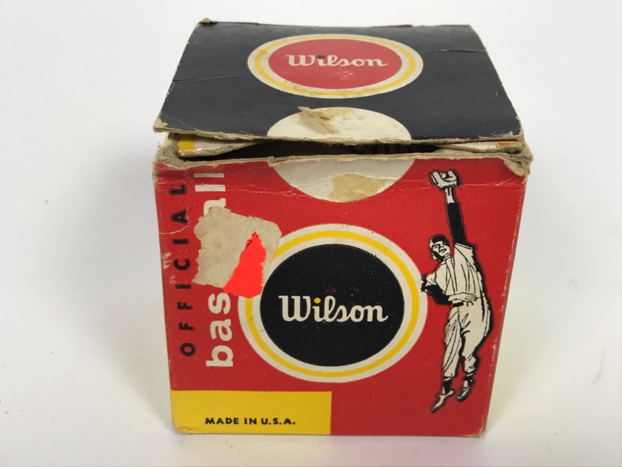 Vintage Wilson Official Little League Baseball With Box [Photo 1]