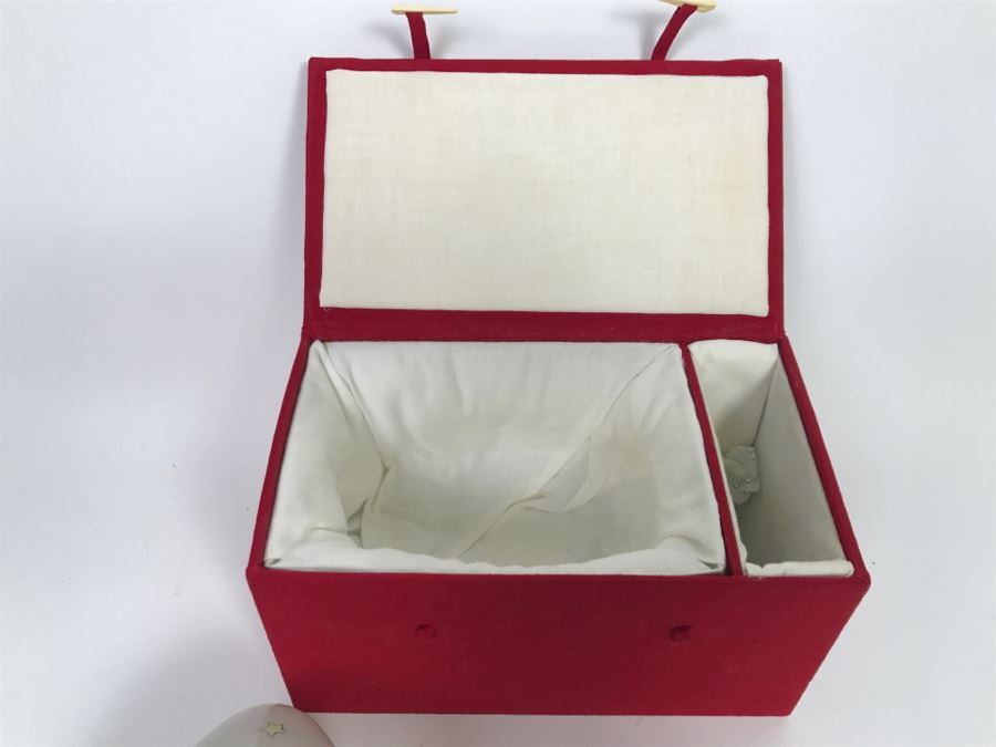 Hand Blown Glass Egg With Wooden Stand S. McAllister [Photo 12]