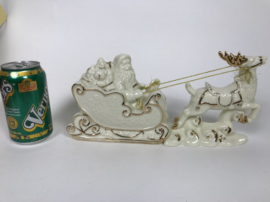 MIKASA Holiday Elegance Santa With Sleigh In Box [Photo 4]