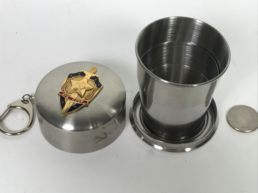 CCCP Russian Portable Collapsible Cup