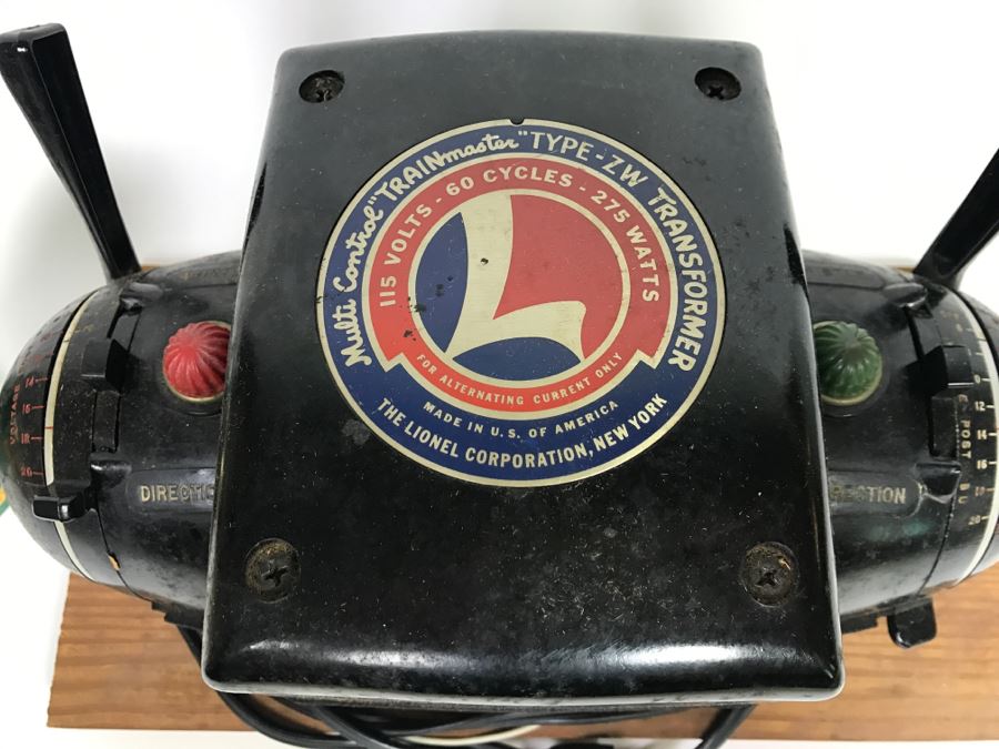 Large Lionel Train Multi Control Trainmaster Type-ZW Transformer [Photo 3]