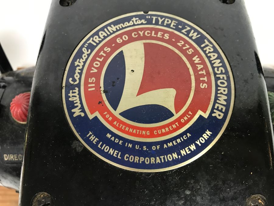 Large Lionel Train Multi Control Trainmaster Type-ZW Transformer [Photo 4]