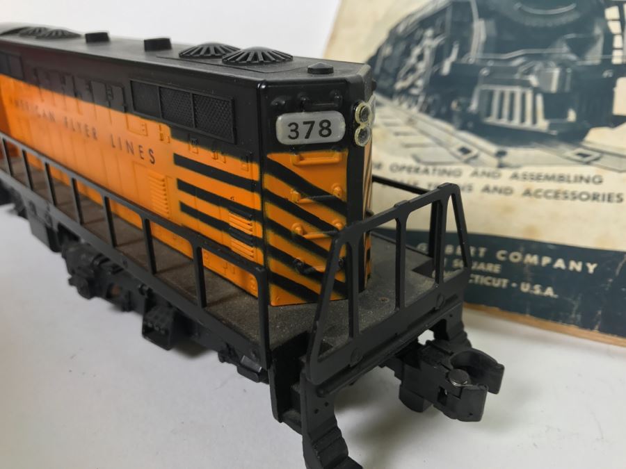 Pair Of American Flyer Lines Train Engines With Gilbert American Flyer Instruction Book 377 378 [Photo 11]