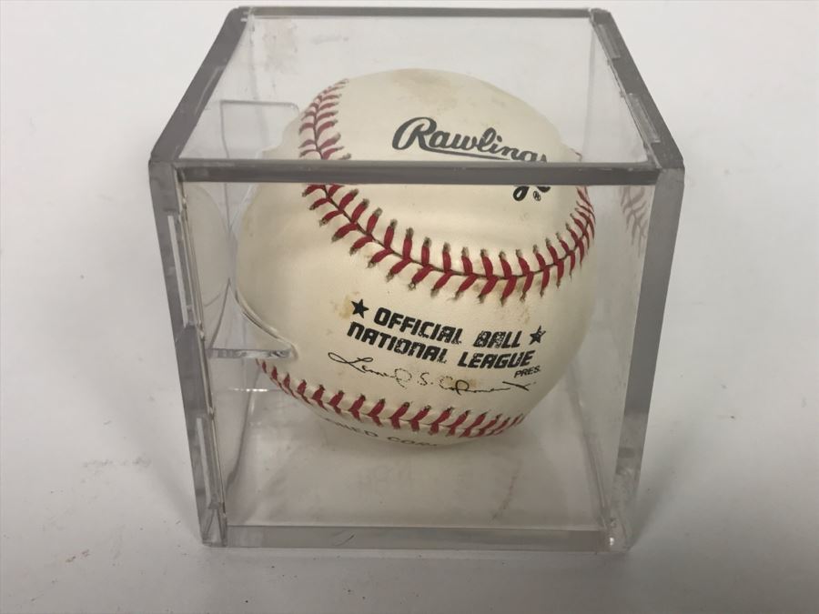 Signed Tony Gwynn MLB Baseball [Photo 4]