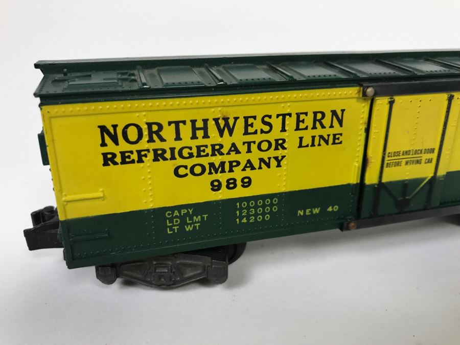 American Flyer Northwestern Refrigerator Line Company 989 Train A.C. Gilbert Co [Photo 2]