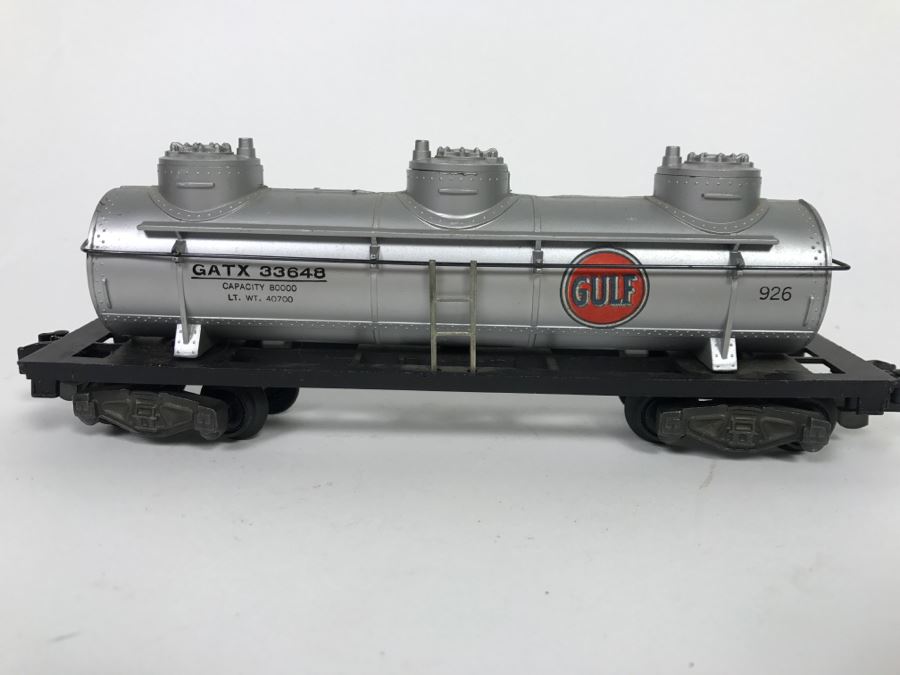 American Flyer GULF Oil Tanker 926 Train A.C. Gilbert Co [Photo 2]