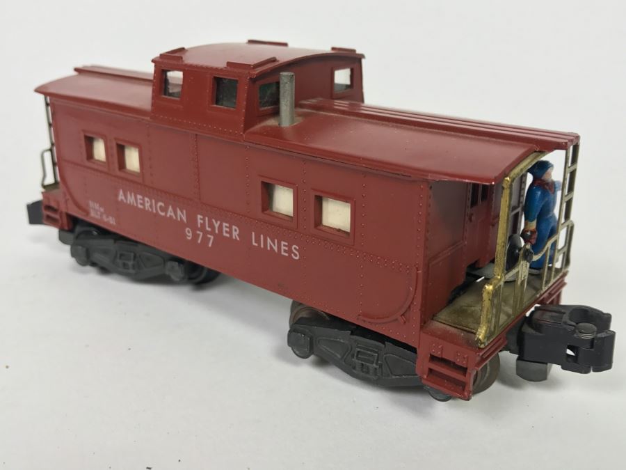American Flyer Train Caboose 977 A.C. Gilbert Co [Photo 9]