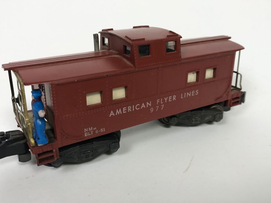 American Flyer Train Caboose 977 A.C. Gilbert Co [Photo 5]