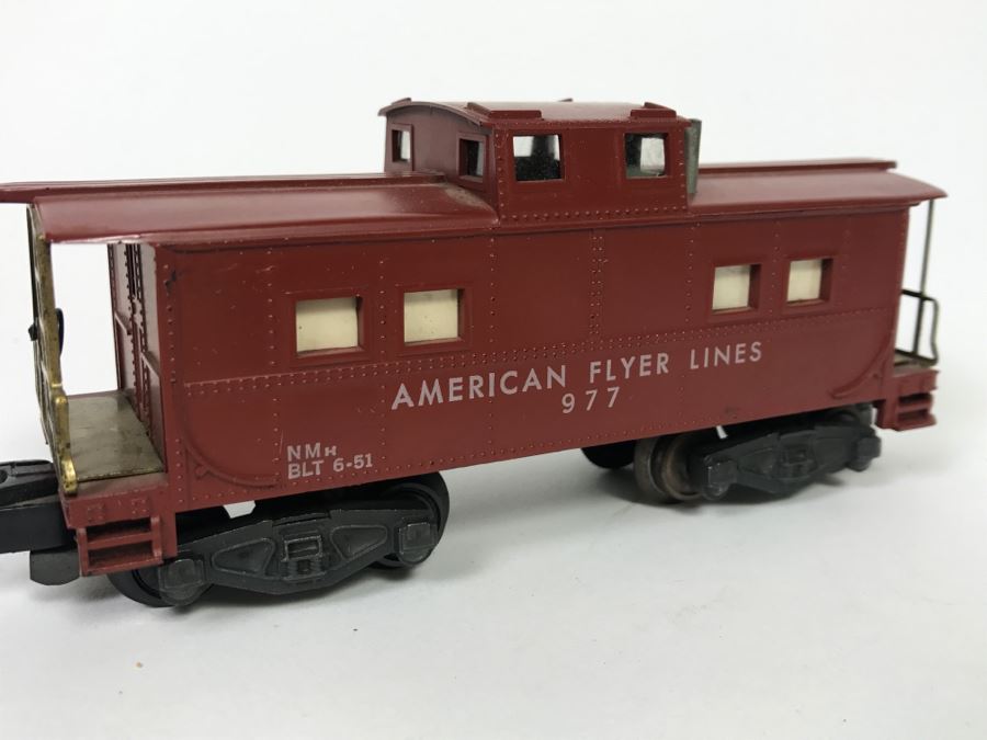 American Flyer Train Caboose 977 A.C. Gilbert Co [Photo 12]
